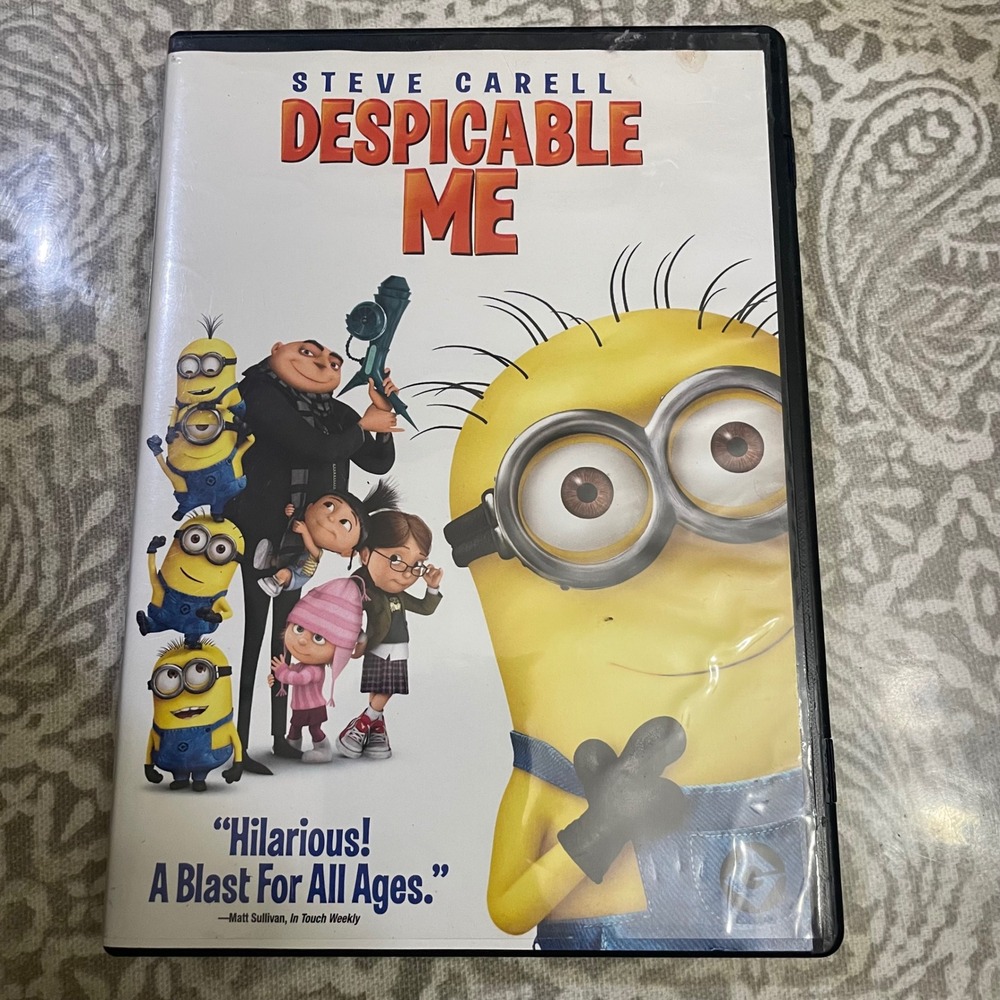 Despicable Me DVD Steve Carell Illumination Entertainment Animated Movie PG